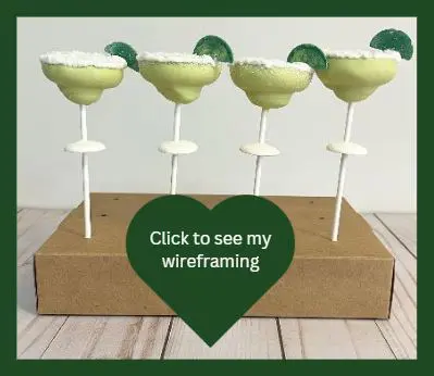 Image of cakepops that look like martini's